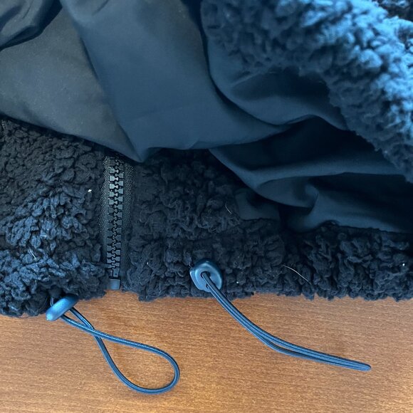 Urban Outfitters Willow Teddy Jacket Black - Picture 4 of 4